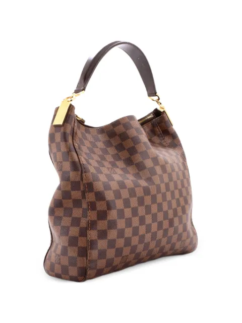 Louis Vuitton Pre-Owned Portobello Handbag Damier GM hobo bag Brown OMSOUYV39VV0070L
