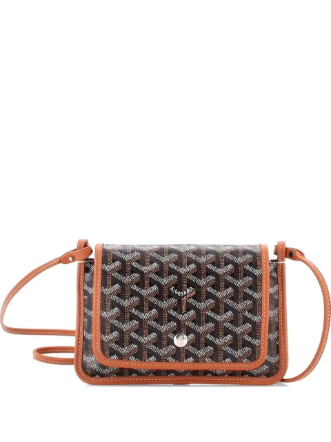 Goyard Pre-Owned Plumet Clutch Wallet Coated Canvas crossbody bag Brown 986KRJA4A52ADC6U