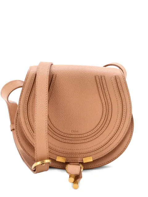 Chloé Pre-Owned Marcie Leather Small crossbody bag Neutrals ZIFZ8E3U7JDRFCHC