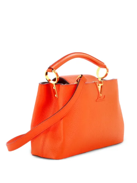Louis Vuitton Pre-Owned Capucines Bag Leather BB satchel Orange 55WSVWDW4J5MQSSI