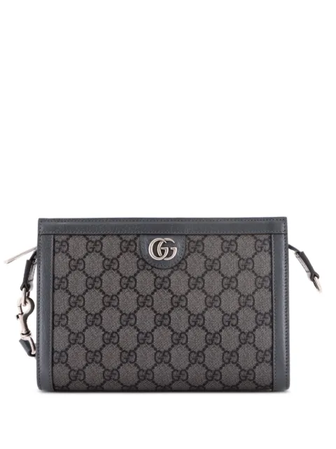 Gucci Pre-Owned Ophidia Convertible Shoulder Bag GG Coated Canvas Small crossbody bag Grey 551CAYSTLG6HSU4A