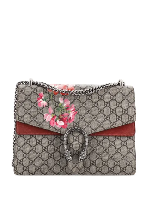 Gucci Pre-Owned Dionysus Bag Blooms Print GG Coated Canvas Medium shoulder bag Brown IXQJ8FWWUX6NPAPZ
