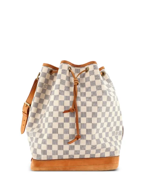 Louis Vuitton Pre-Owned Noe Handbag Damier Large bucket bag White GPPXUJMJVHJI85AJ