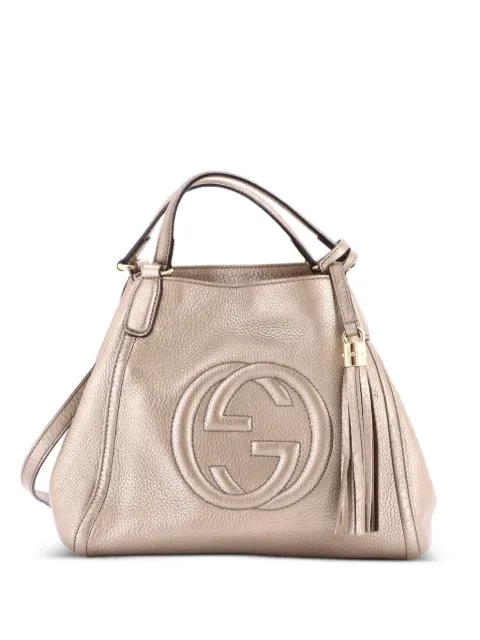 Gucci Pre-Owned Soho Convertible Leather Small shoulder bag Metallic 1GZZQOD0ZJPMMBJF