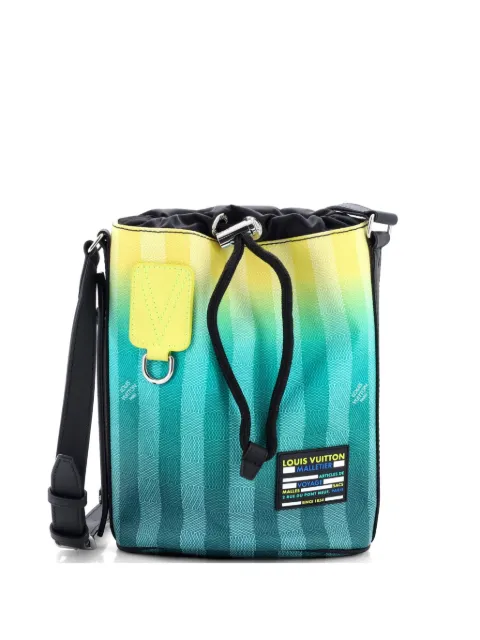 Louis Vuitton Pre-Owned Sac Marin Bag Limited Edition Gradient Damier Stripes BB crossbody bag Green D0CA8T9DRC6P8KCM