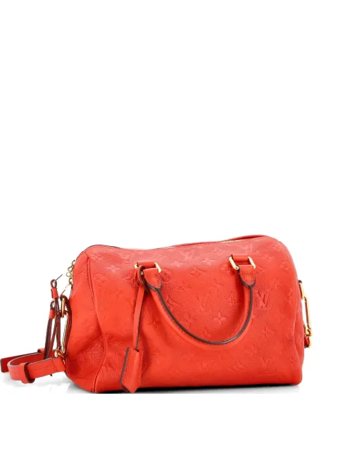 Louis Vuitton Pre-Owned Speedy Bandouliere Bag Monogram Empreinte Leather 25 shoulder bag Orange W2DI1V2Y46M8OUGC