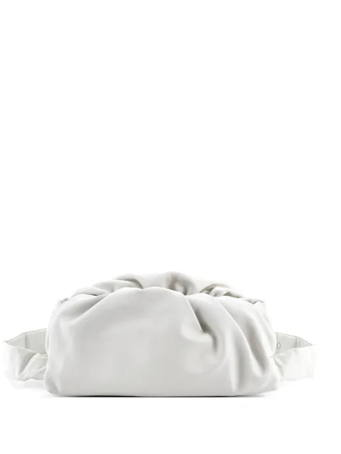 Bottega Veneta Pre-Owned The Body Pouch Leather Small belt bag White VLRKOLQ3JNYKJETU
