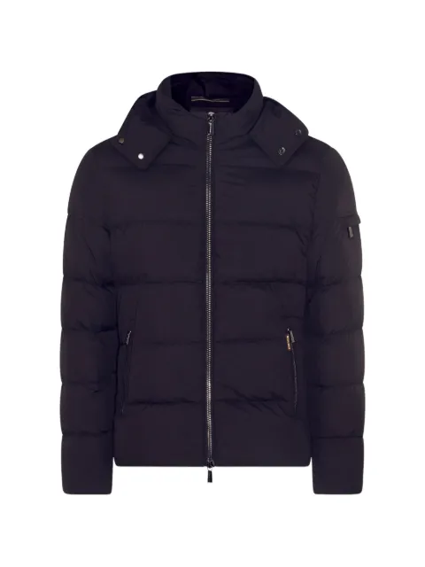 Moorer padded hooded coat Black MOUGI100134SKTU0497