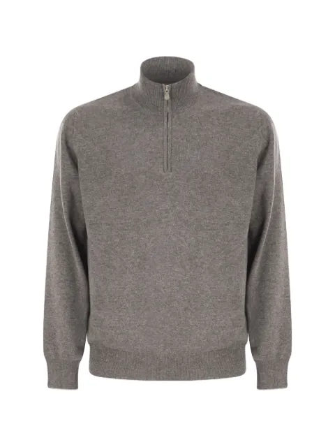 Brunello Cucinelli half-zip cashmere sweater Grey M2200124CF423