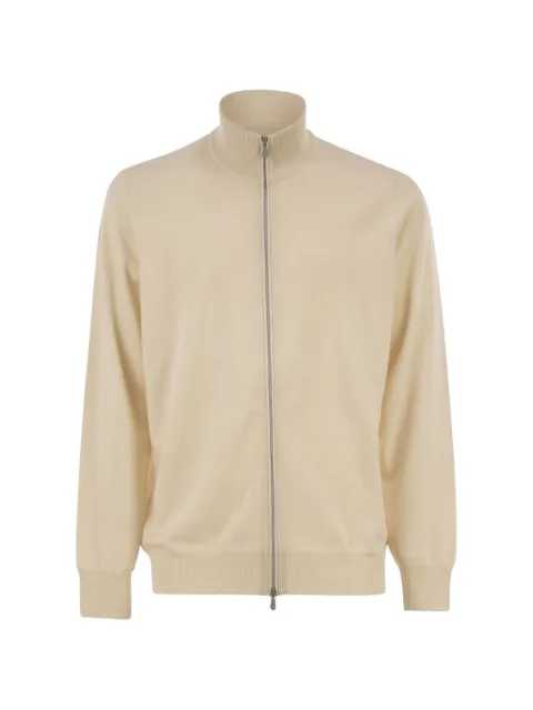 Brunello Cucinelli high-neck zip-up cardigan Neutrals M2200106CEP23