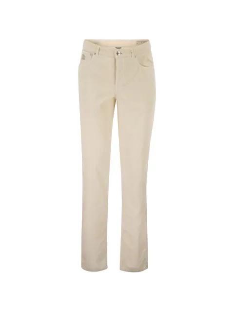 Brunello Cucinelli five-pocket corduroy trousers Neutrals M279NI1780C6007