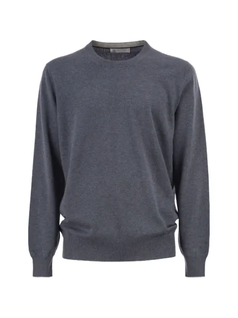 Brunello Cucinelli cashmere crew-neck sweater Grey M2200100CUK71