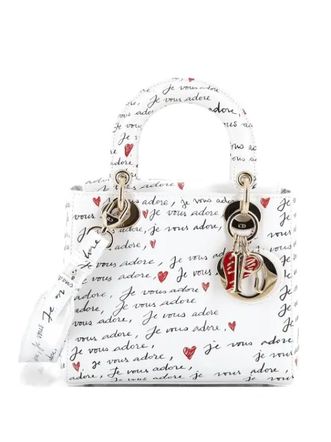 Christian Dior Pre-Owned DiorAmour My ABCDior Lady Dior Bag Printed Leather Small shoulder bag Multicolour EIBNDKQRLWI1S3IT