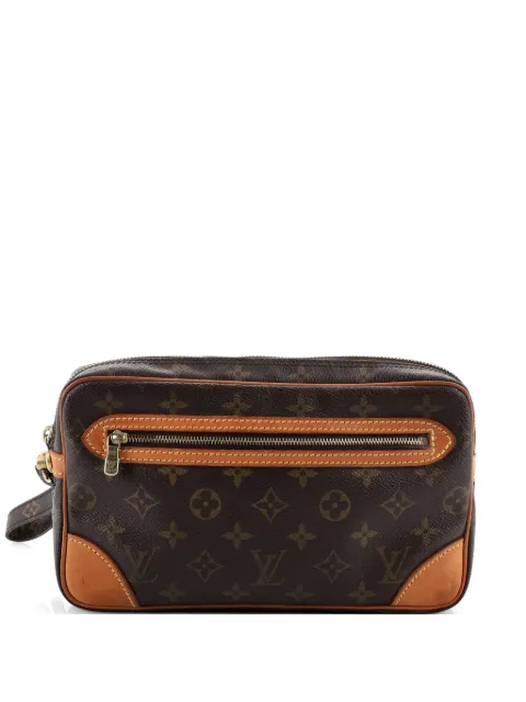 Louis Vuitton Pre-Owned Marly Dragonne Monogram Canvas GM clutch bag Brown SWBLOU510KPPBT58