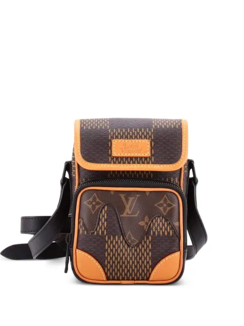 Louis Vuitton Pre-Owned Nigo Amazone Messenger Bag Limited Edition Giant Damier and Monogram Canvas Nano crossbody bag Brown CSJ4SAWW9ESV9LX3