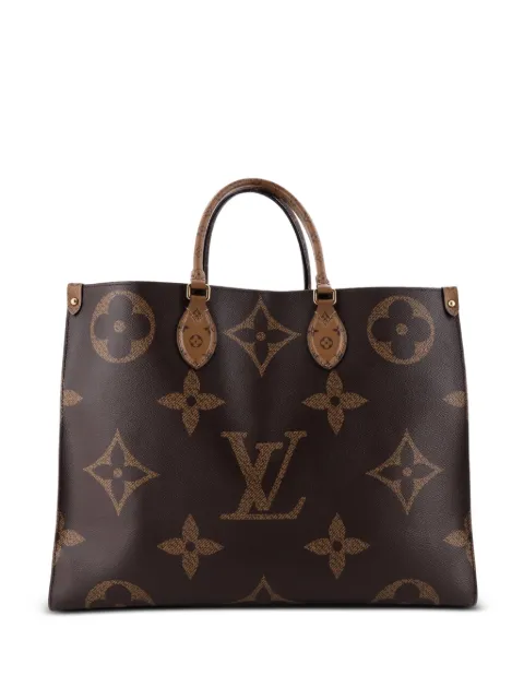 Louis Vuitton Pre-Owned OnTheGo Reverse Monogram Giant GM tote bag Brown RB6X2ZYNH6OKDTGO