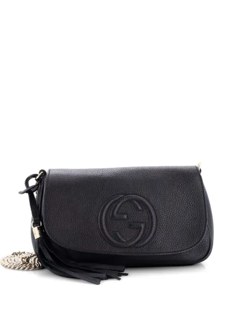 Gucci Pre-Owned Soho Chain Leather Medium crossbody bag Black 1PD27GFCRQIUJC2P