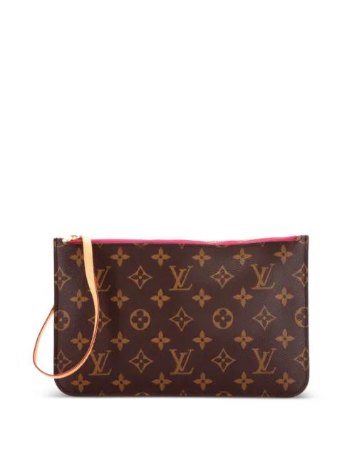 Louis Vuitton Pre-Owned Neverfull Pochette Monogram Canvas Large pouch Brown 92HQ58Y514UK6L0P
