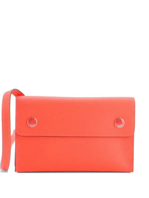 Hermès Pre-Owned Hermesnap Wallet Bag Epsom crossbody bag Pink 5HNWT6V752D9VTYY
