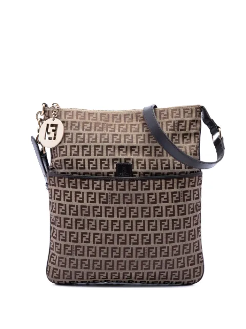 Fendi Pre-Owned 2000-2010 Zucchino Canvas crossbody bag Neutrals YM9WIOT1JTHYTR22