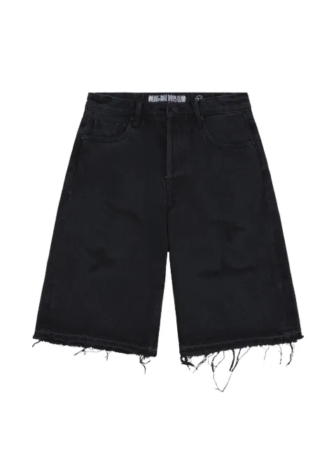 Billionaire Boys Club Evo cutoff denim shorts Black 8613102DARKHIVE