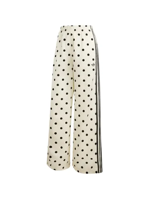adidas polka-dot satin track pants Neutrals KV1168