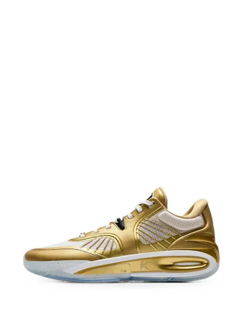 ANTA x Shoe Palace $3 Coin KT10 metallic-finish sneakers Gold 8125A1101S2
