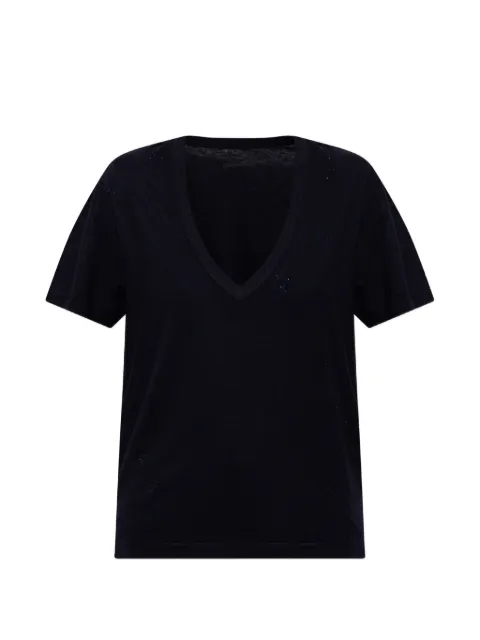 Zadig&Voltaire Marta rhinestone-embellished T-shirt Black JWTS029060