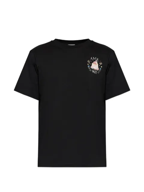 Casablanca Casa Way graphic-print T-shirt Black MPF26JTS00117