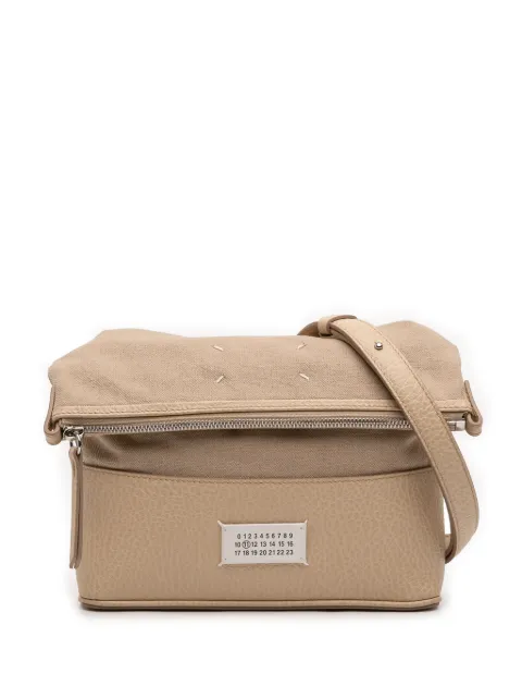 Maison Martin Margiela Pre-Owned 2015-2026 Small Canvas and Grained Calfskin 5AC Foldable crossbody bag Neutrals D5SHQX2M4KGWIBZL