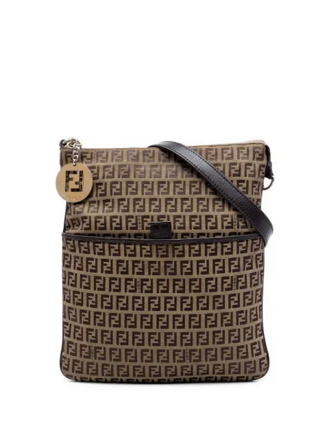 Fendi Pre-Owned 2000-2010 Zucchino Canvas crossbody bag Neutrals 21ZXX268INETVNE3