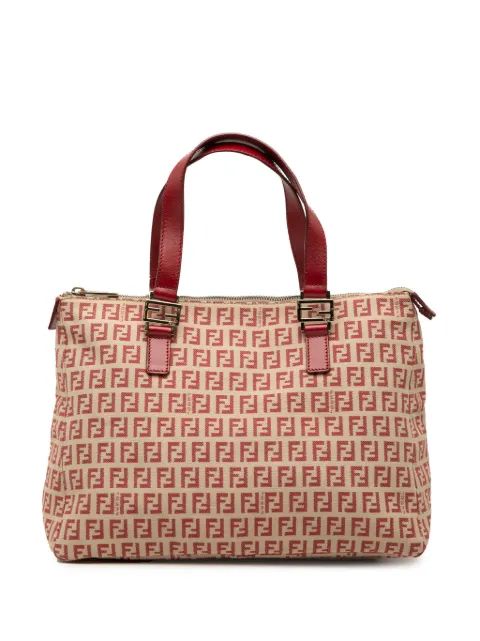 Fendi Pre-Owned 2000-2010 Zucchino Canvas tote bag Red 4OF9DYN8E4SHLCGY