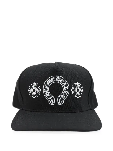 Chrome Hearts horseshoe-embroidered baseball hat Black CHRM1371