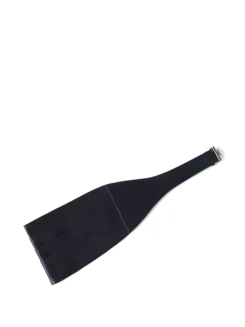 Brunello Cucinelli silk and cotton satin cummerbund Blue MR813S007C202
