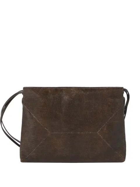 Brunello Cucinelli pouch bag in lizard-effect calfskin Brown MBLZB2808C8279