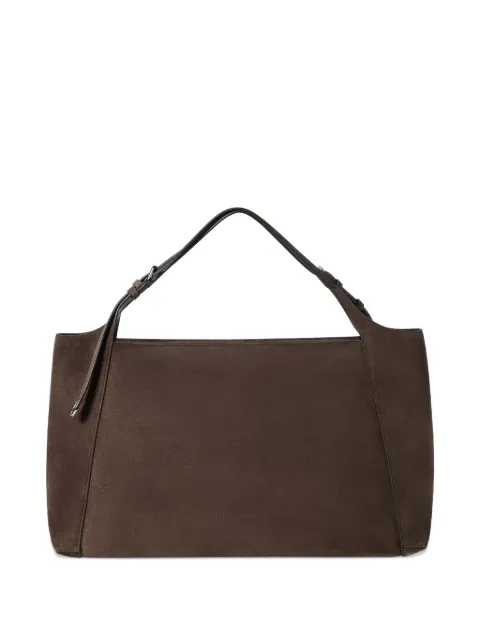 Brunello Cucinelli Sartorial shoppper bag in suede Brown MBDLB2843C9885