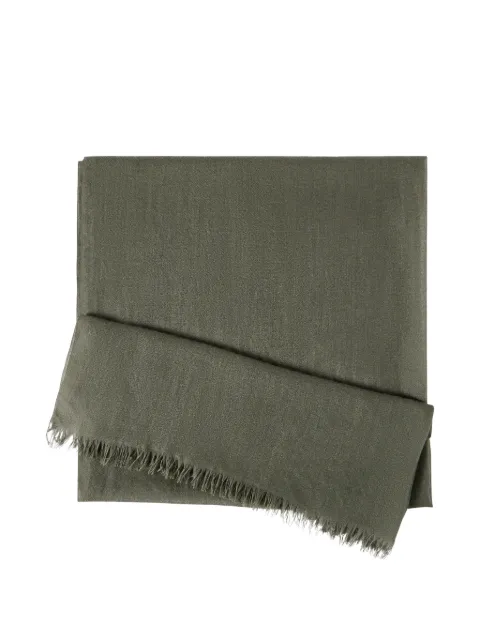 Brunello Cucinelli cashmere and silk scarf Green MSC924059C9986