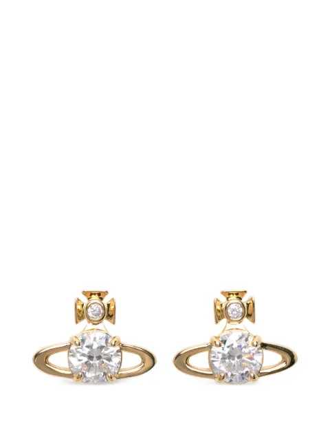 Vivienne Westwood Reina crystal-embellished earrings Gold 6201037602R102