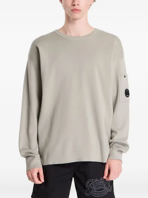 C.P. Company Lens crew-neck sweater Neutrals 20CMKN097A110560A904