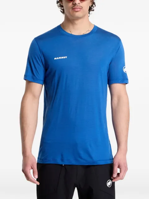 Mammut logo-print short-sleeve T-shirt Blue 10170666050665