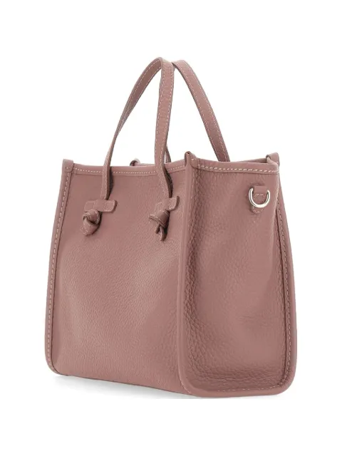 MARCELLA CLUB Miss Marcella grain leather tote bag Pink BS9352BBLTUMARABOU