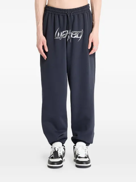 WASTED Paris M Blade logo-print track pants Blue WP000277