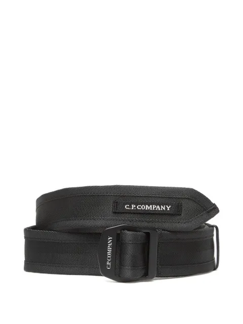 C.P. Company herringbone-tape belt Black 20CMAC269A110243A999