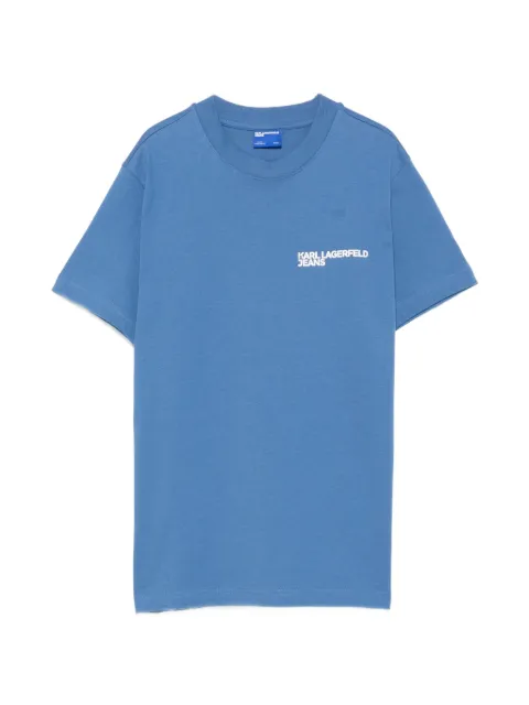Karl Lagerfeld Jeans logo-print T-shirt Blue A1M17003