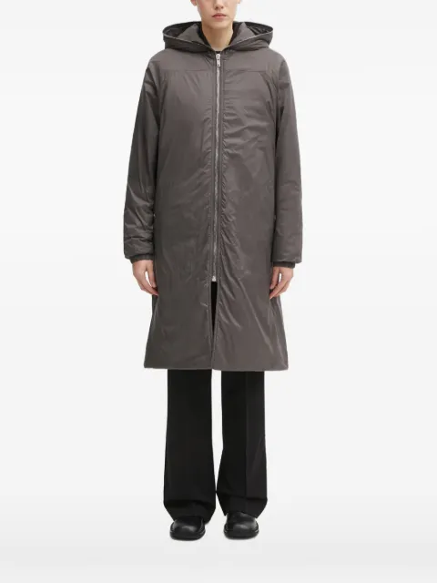 Rick Owens DRKSHDW hooded zip-up windbreaker coat Grey DS02E7923NP