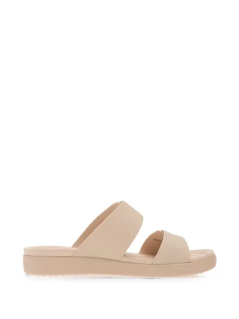 Crocs Brooklyn buckle slides Neutrals 211215