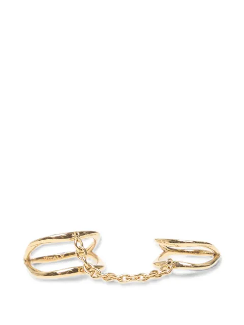 Vitaly Basis chain rings Gold SS366BSISG