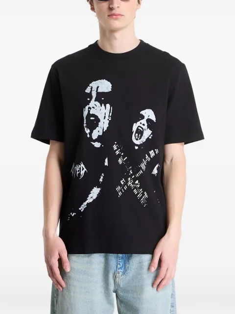 WASTED M Wrath graphic-print T-shirt Black WP000362