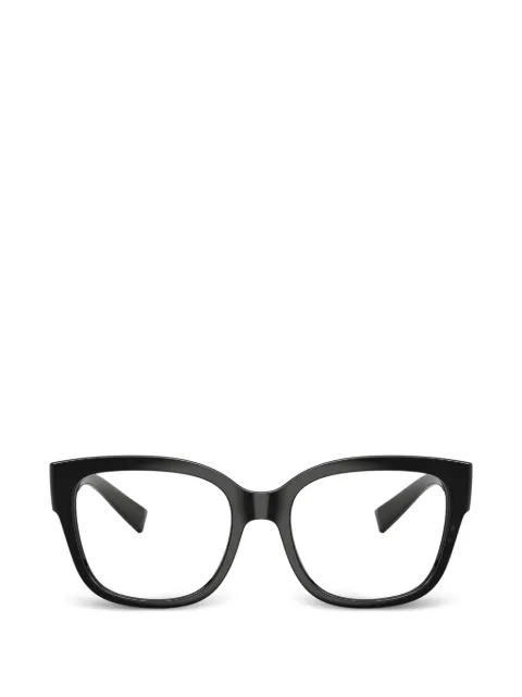 Dolce & Gabbana Eyewear logo-plaque cat-eye glasses Black DG5115