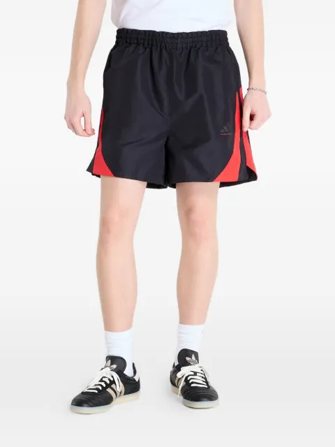 adidas contrast-panel basketball shorts Black KA2080